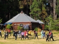 Qi Gong in the Gompa paddock